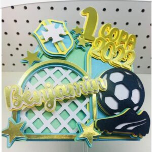 Arquivo de Corte Topo de Bolo Futebol