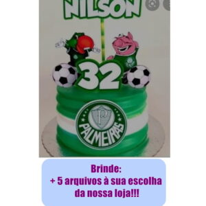 Arquivo de Corte Topo de Bolo Futebol