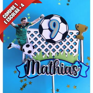 Arquivo de Corte Topo de Bolo Futebol