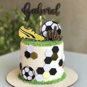 234 - Arquivo de Corte Topo de Bolo Futebol