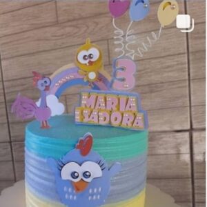 ARQUIVO DE CORTE TOPO DE BOLO GALINHA CANDY+ BRINDE
