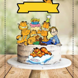 Arquivo de Corte Topo de Bolo Garfield