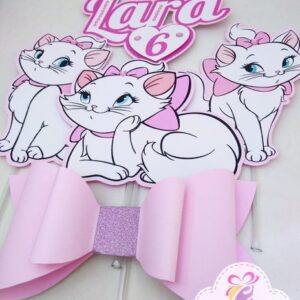 Arquivo de Corte Topo de Bolo Gatinha Marie