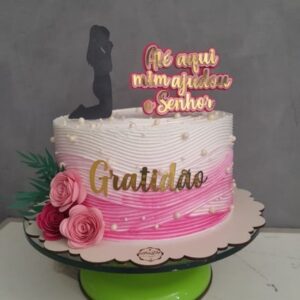 Arquivo de Corte Topo de Bolo Gratidão