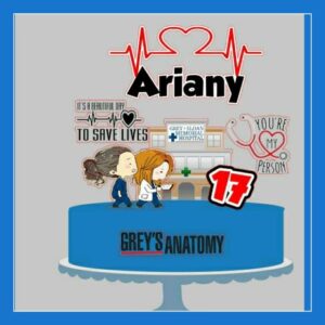 Arquivo de corte : topo de bolo grey's anatomy