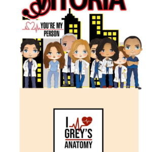 ARQUIVO DE CORTE TOPO DE BOLO Greys anatomy + Brinde