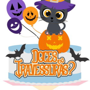 Arquivo De Corte - Topo De Bolo (halloween) 11