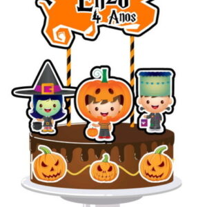 Arquivo de Corte Topo de Bolo Halloween (#2005) Studio.