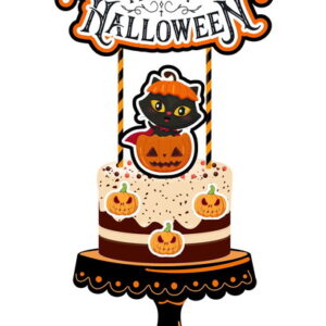 ARQUIVO DE CORTE TOPO DE BOLO HALLOWEEN (#2009) STUDIO.