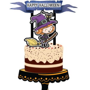Compre 1 Leve + 11 Arquivo Corte Topo de Bolo Halloween 24