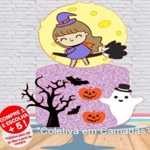 Arquivo de Corte Topo de Bolo Halloween #2750