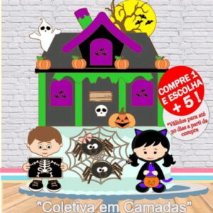 ARQUIVO DE CORTE TOPO DE BOLO HALLOWEEN #2760
