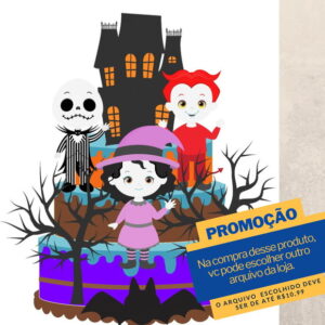 Arquivo De Corte Topo De Bolo Halloween 5