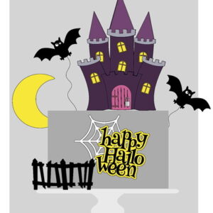 Arquivo de Corte Topo de Bolo Halloween