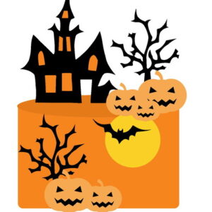 Arquivo de Corte Topo de Bolo Halloween