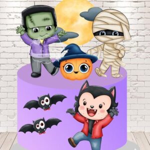 Arquivo de Corte Topo de Bolo Halloween em Studio e pdf