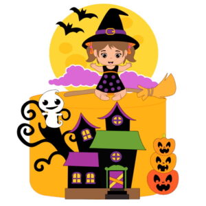 Arquivo de Corte: Topo de Bolo Halloween.