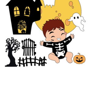 Arquivo de Corte Topo de Bolo Halloween