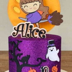 Arquivo de Corte Topo de Bolo Halloween Studio