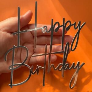 Arquivo de Corte Topo de Bolo Happy Birthday