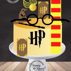 Arquivo de Corte Topo de Bolo Harry Potter