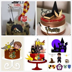 Arquivo de Corte Topo de Bolo Harry Potter + Brinde