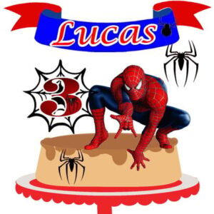 Arquivo de corte Topo de Bolo Homem Aranha 01