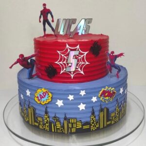 Arquivo de Corte Topo de Bolo Homem Aranha