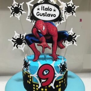 Arquivo de corte Topo de Bolo Homem Aranha STUDIO