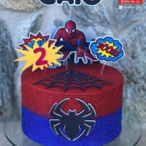 Arquivo de corte topo de bolo homem aranha