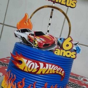 Arquivo De Corte Topo De Bolo Hot Wheels Studio 03