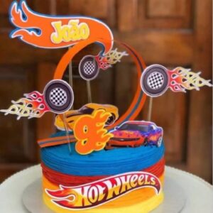 Arquivo de corte topo de bolo Hot Wheels STUDIO
