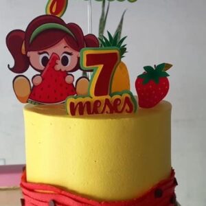 Arquivo de Corte Topo de Bolo Introdução Alimentar Frutas