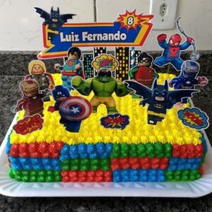 ARQUIVO DE CORTE TOPO DE BOLO LEGO