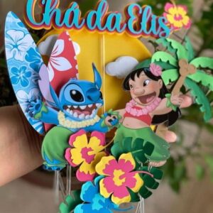 Arquivo de Corte Topo de Bolo Lilo e Stitch