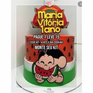 Arquivo de Corte Topo de Bolo Magali 3