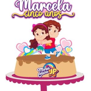 Arquivo de Corte Topo de Bolo Maria Clara e JP 01
