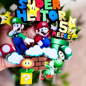 Arquivo de Corte Topo de Bolo Mario -024