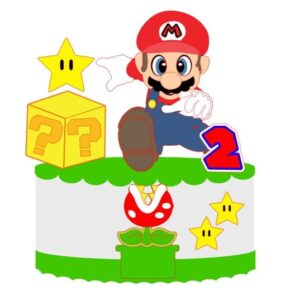 Arquivo de Corte Topo de Bolo Mario