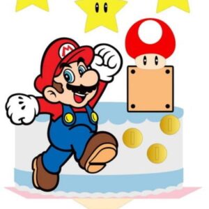 Arquivo De Corte Topo De Bolo Mário Bros Studio