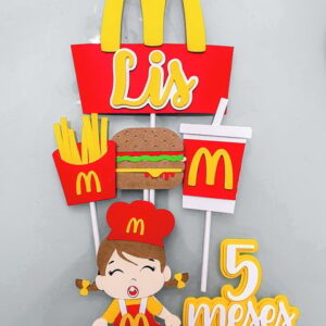 Arquivo de Corte - Topo de Bolo Mc Donalds