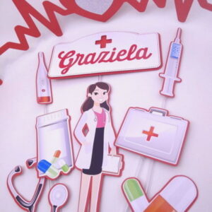 Arquivo De Corte Topo De Bolo Médica Ou Enfermeira Studio