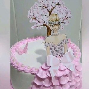 Arquivo De Corte Topo De Bolo Menina Adolescente Studio
