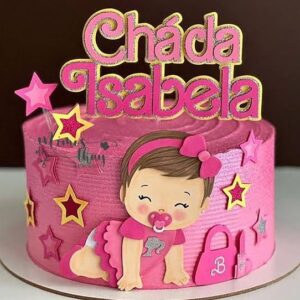 Arquivo de Corte: Topo de Bolo Menina Baby Barbie 027