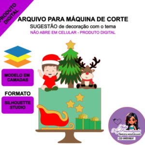 Arquivo de Corte Topo de Bolo Mesversario
