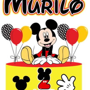 Arquivo de corte Topo de Bolo Mickey 01