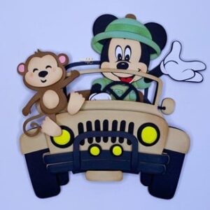 Arquivo de Corte Topo de Bolo Mickey 32