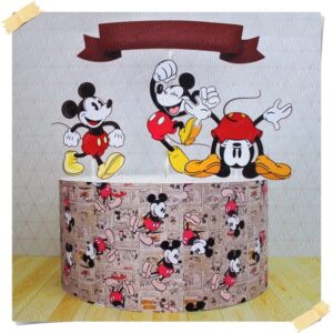 Arquivo De Corte Topo De Bolo Mickey Vintage