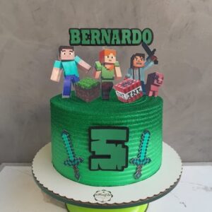 Arquivo de Corte Topo de Bolo Minecraft 2