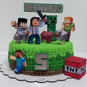 Arquivo de Corte - Topo de Bolo Minecraft
